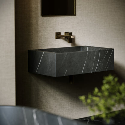 Patino Pietra Grey Marble Wall Hung Basin 700mm
