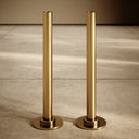 Brushed Gold Radiator Pipe Extension Kit 180mm