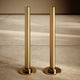 Brushed Gold Radiator Pipe Extension Kit 180mm