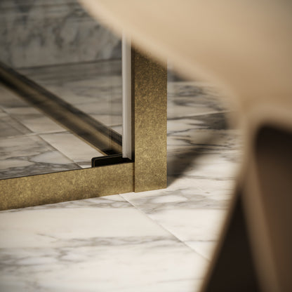 Reve Sidesway Aged Bronze Shower Enclosure 1000 x 800mm
