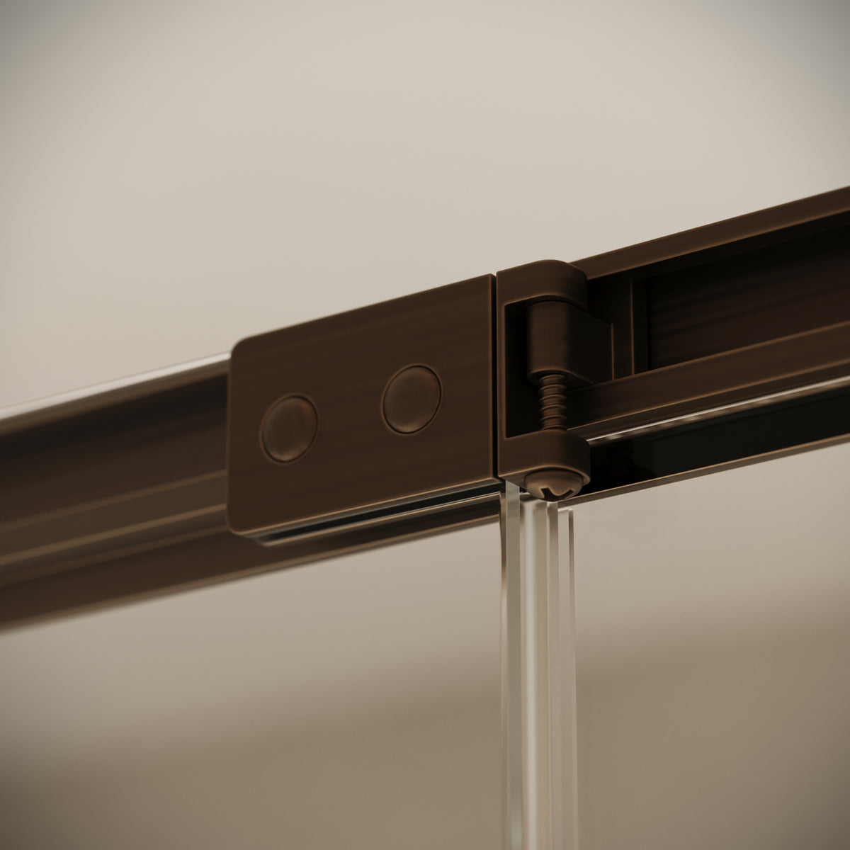 Reve Sidesway Brushed Bronze Shower Enclosure 1000 x 800mm