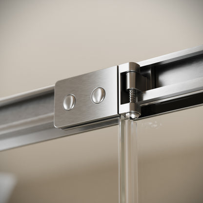 Reve Sidesway Brushed Stainless Shower Enclosure 1000 x 800mm