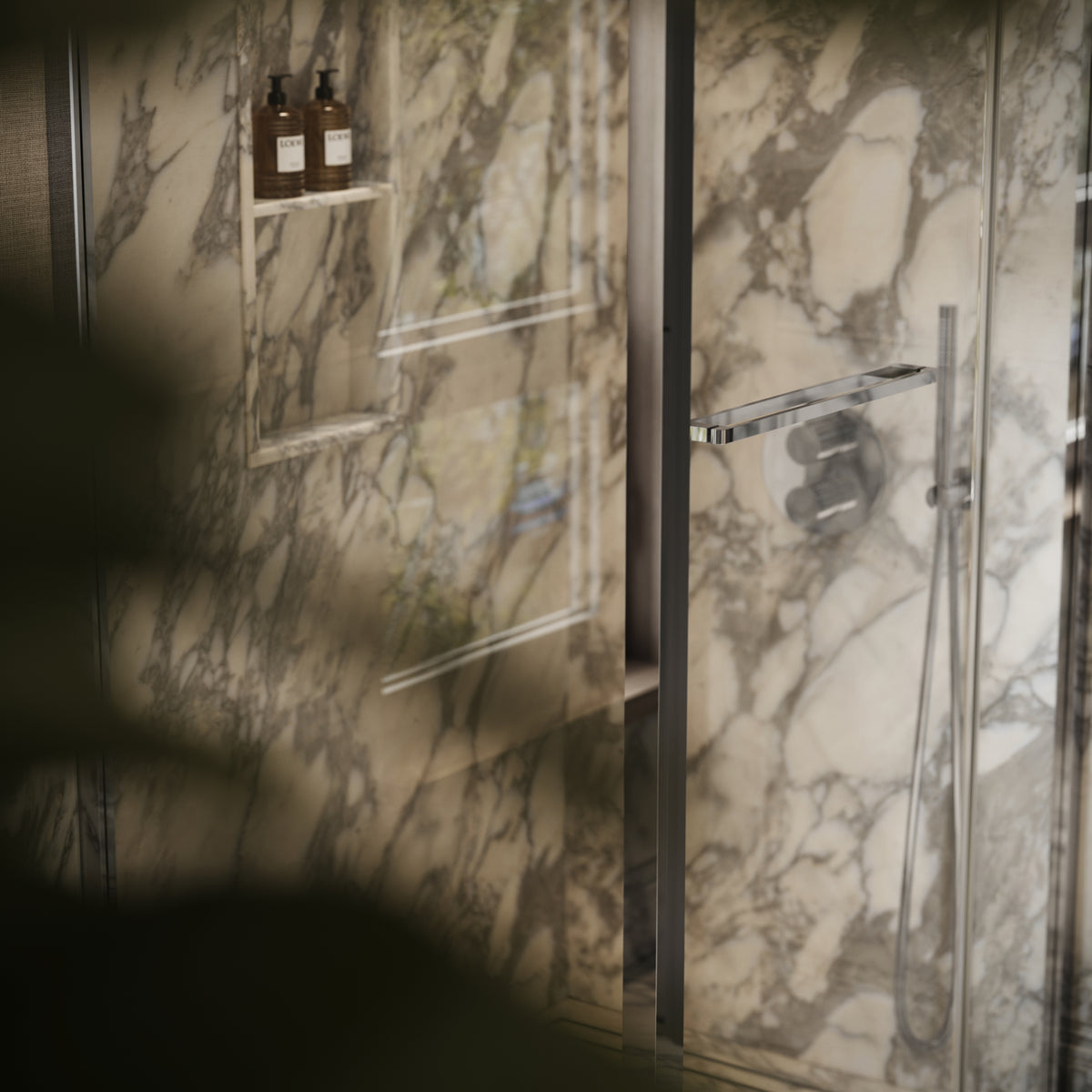 Reve Sidesway Chrome Shower Enclosure 1000 x 800mm