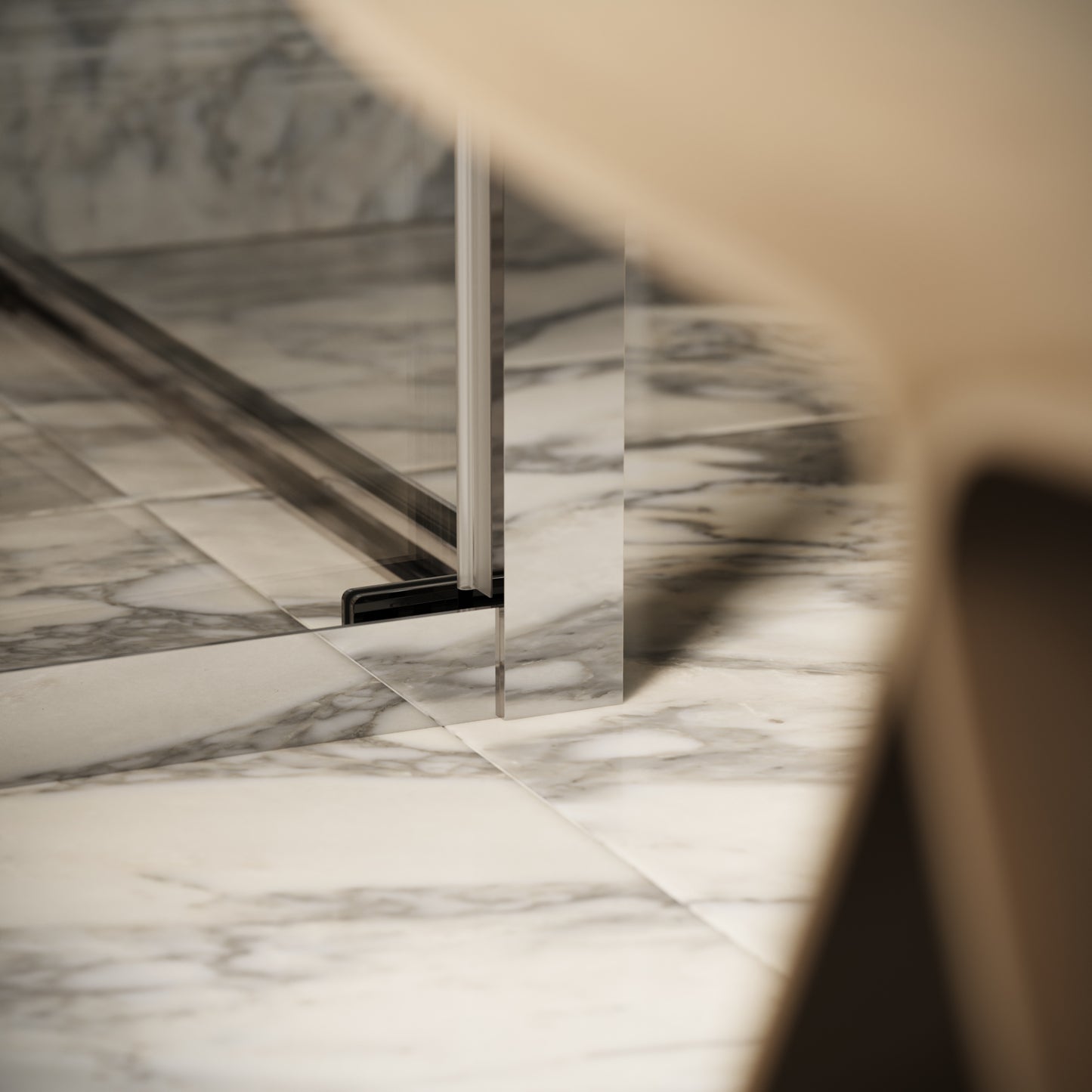 Reve Sidesway Chrome Shower Enclosure 900mm