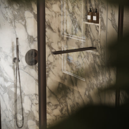 Reve Sidesway Deep Bronze Shower Screen 900mm