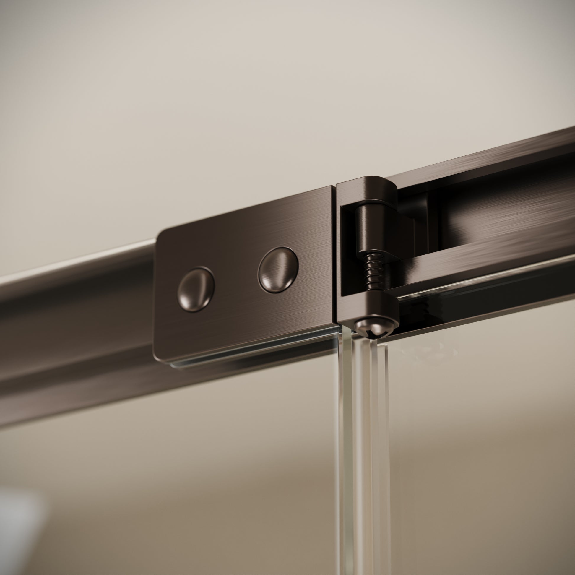 Reve Sidesway Deep Bronze Shower Screen 900mm