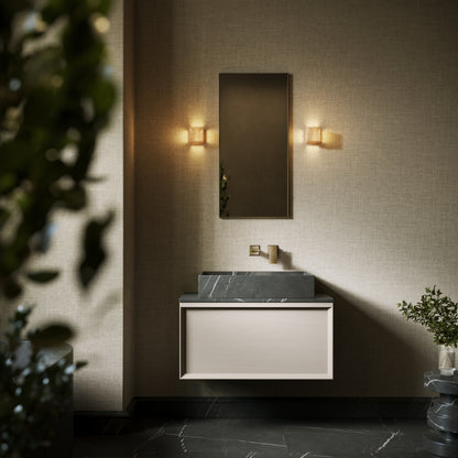 Sasso Pietra Grey Marble Countertop Basin 600mm