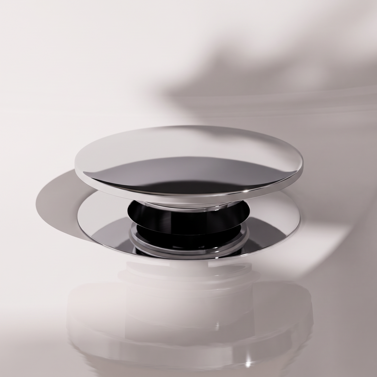 Luxe Chrome Slotted Click Clack Basin Waste