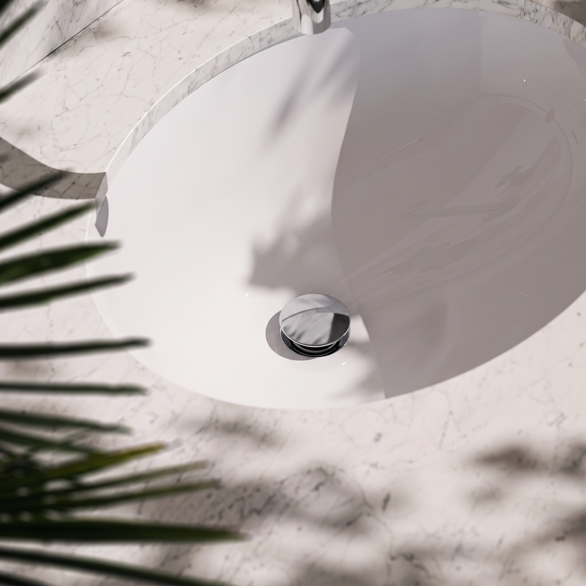 Luxe Chrome Slotted Click Clack Basin Waste