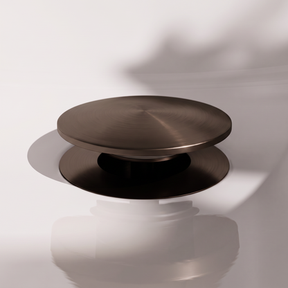 Luxe Deep Bronze Slotted Click Clack Basin Waste