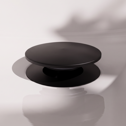 Luxe Matte Black Slotted Click Clack Basin Waste