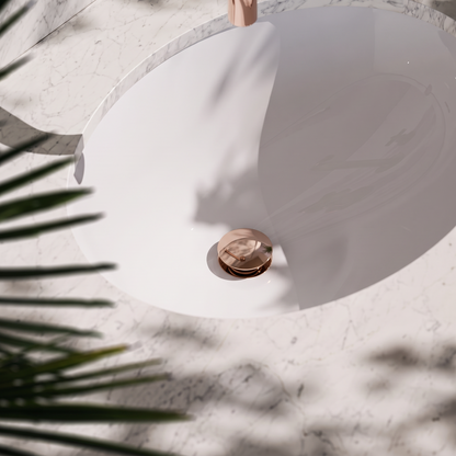 Luxe Rose Gold Slotted Click Clack Basin Waste