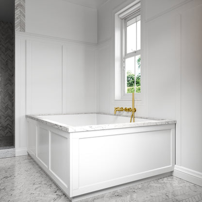 Lusso Light Sorrento Double Inset Bath 1700mm