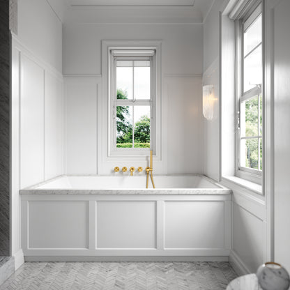 Lusso Light Sorrento Double Inset Bath 1700mm