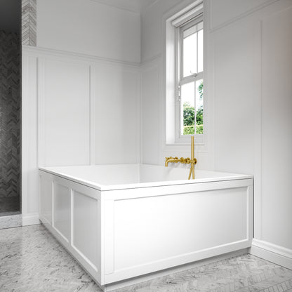 Lusso Light Sorrento Double Inset Bath 1700mm