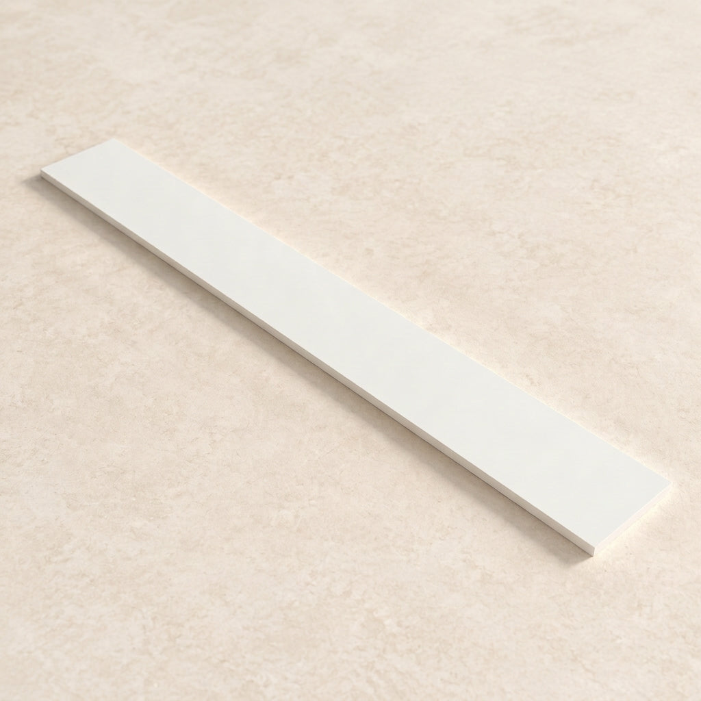 Stone Matte White Upstand Splashback 1200mm