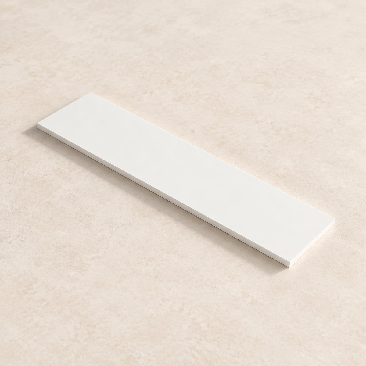 Stone Matte White Upstand Splashback 500mm