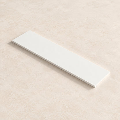 Stone Matte White Upstand Splashback 500mm