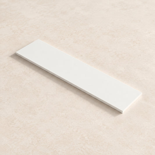 Stone Matte White Upstand Splashback 660mm