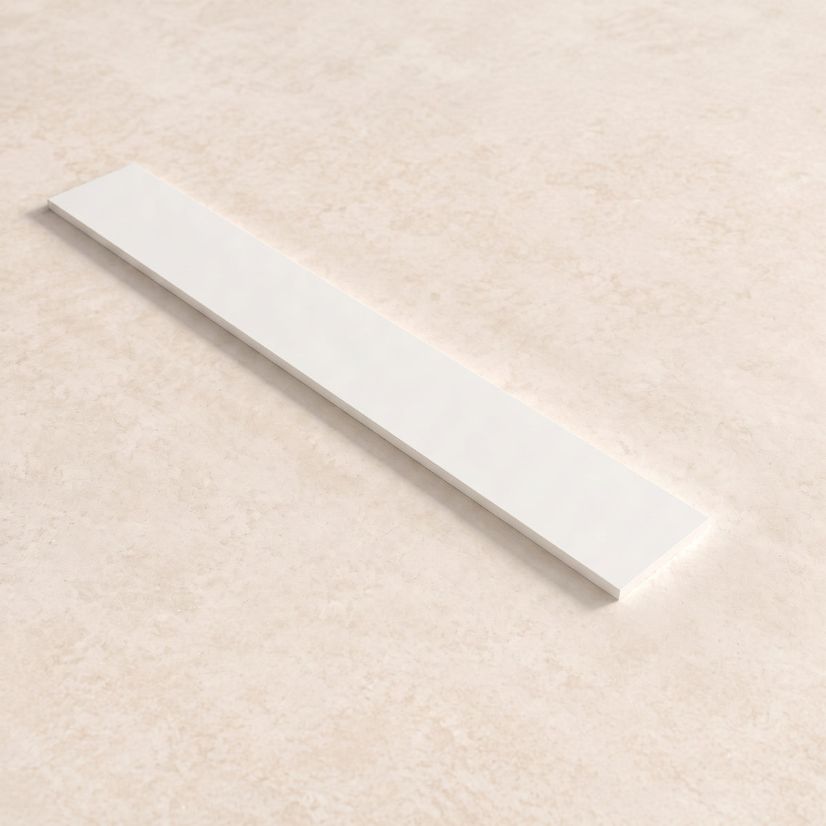 Stone Matte White Upstand Splashback 800mm