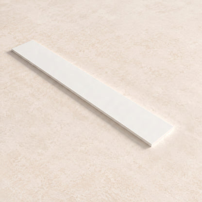 Stone Matte White Upstand Splashback 800mm