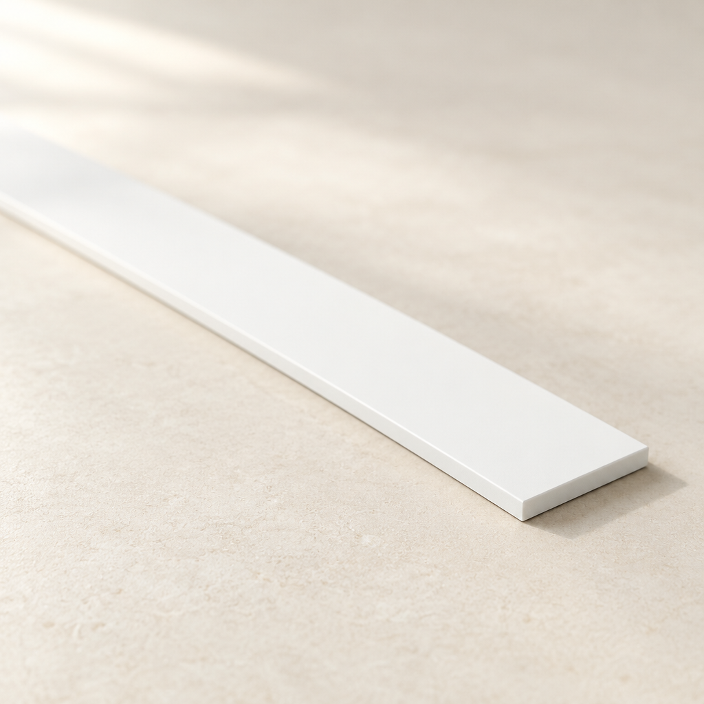 Stone Matte White Upstand Splashback 1200mm