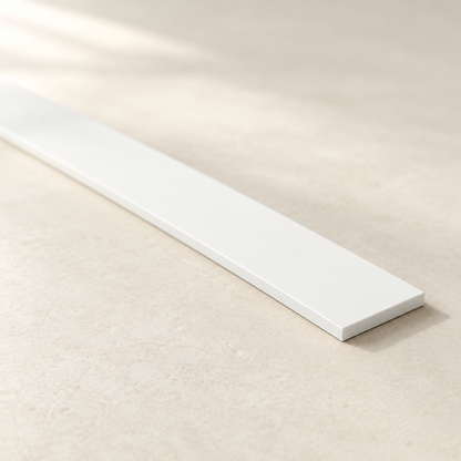 Stone Matte White Upstand Splashback 1000mm