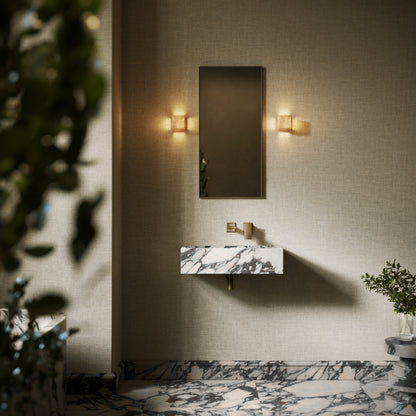 Tassilo Calacatta Viola Marble Wall Hung Basin 600mm