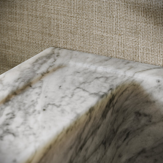 Tassilo Carrara Marble Wall Hung Basin 600mm