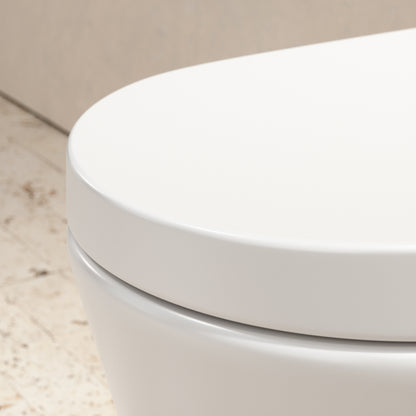 Senza Close Coupled Rimless Toilet with Soft Close Seat