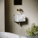 Tucci Carrara Marble Wall Hung Basin 300mm