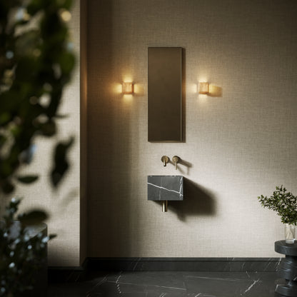 Tucci Pietra Grey Marble Wall Hung Basin 300mm