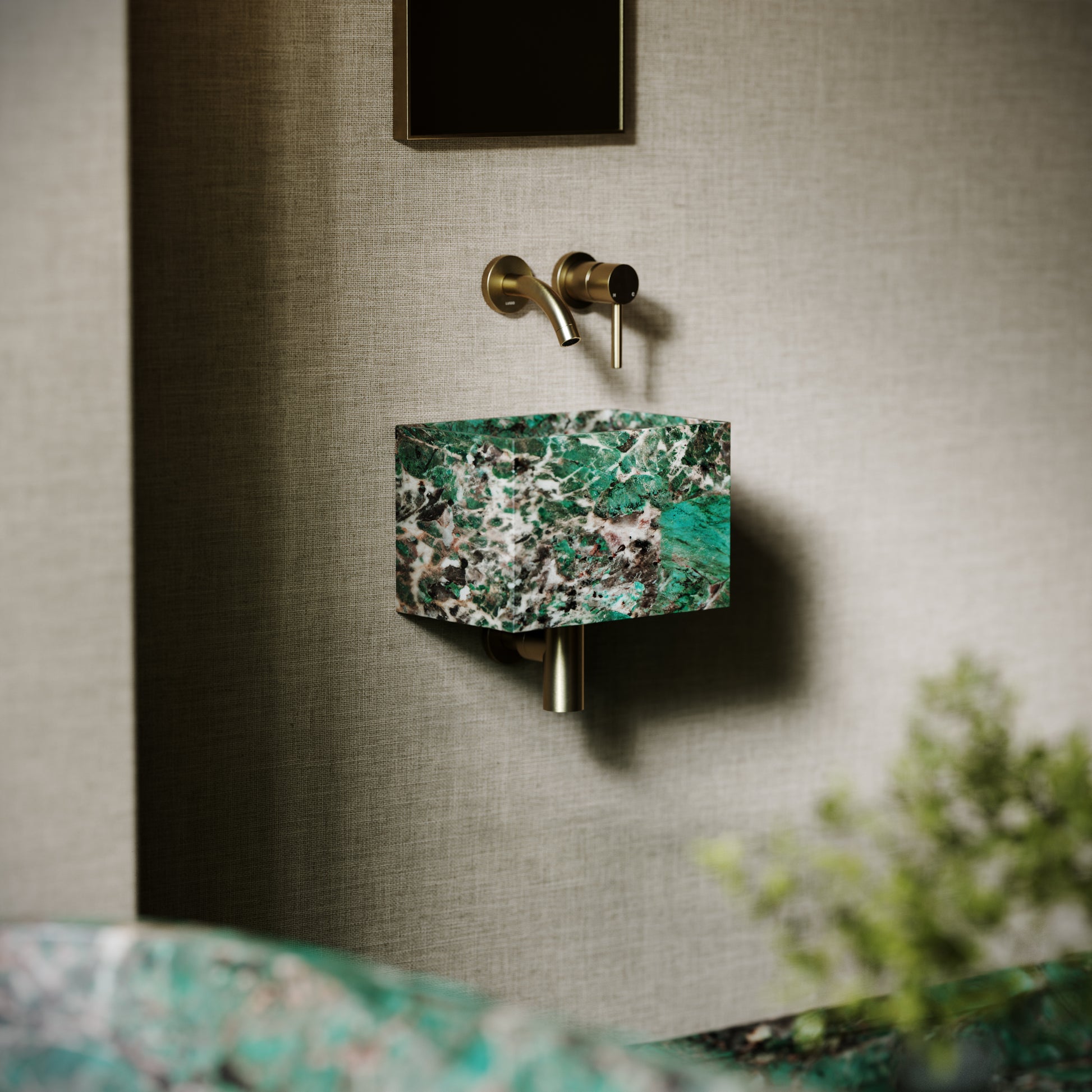 Tucci Tiffany Marble Wall Hung Basin 300mm