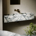 Tucci Arabescato Marble Wall Hung Basin 1200mm