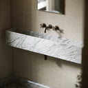 Tucci Carrara Marble Wall Hung Basin 1200mm