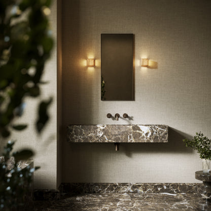 Tucci Dark Emperador Marble Wall Hung Basin 1200mm