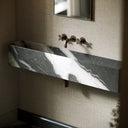 Tucci Panda Marble Wall Hung Basin 1200mm