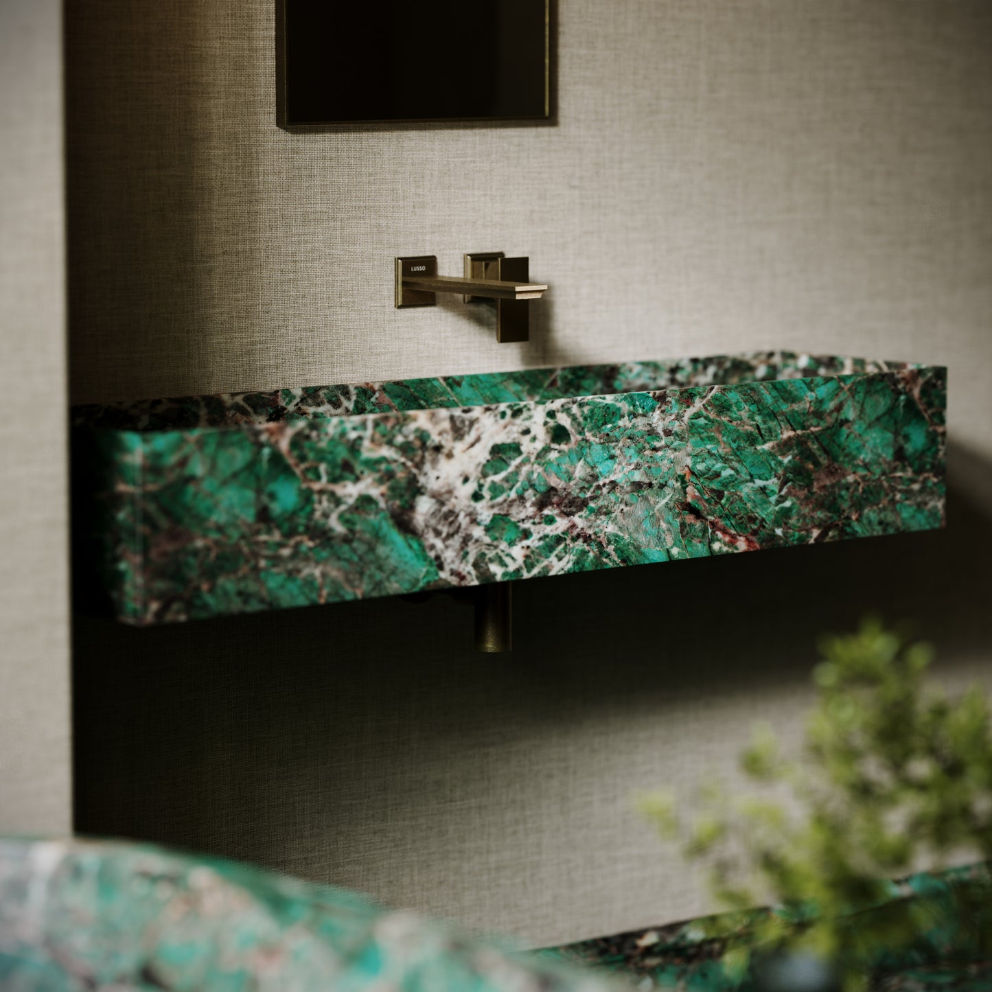 Tucci Tiffany Marble Wall Hung Basin 1200mm