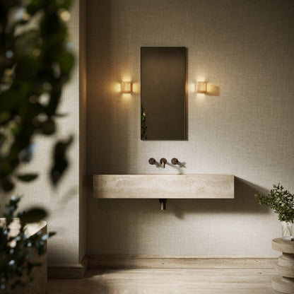 Tucci Travertine Stone Wall Hung Basin 1200mm