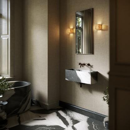 Tucci Panda Marble Wall Hung Basin 600mm