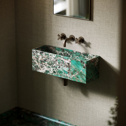 Tucci Tiffany Marble Wall Hung Basin 600mm
