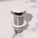 Luxe Matte White Unslotted Click Clack Basin Waste