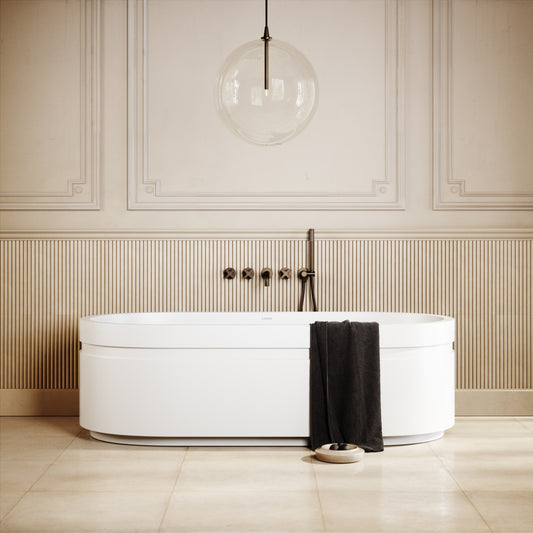 Vaso Freestanding Stone Bath 1780mm