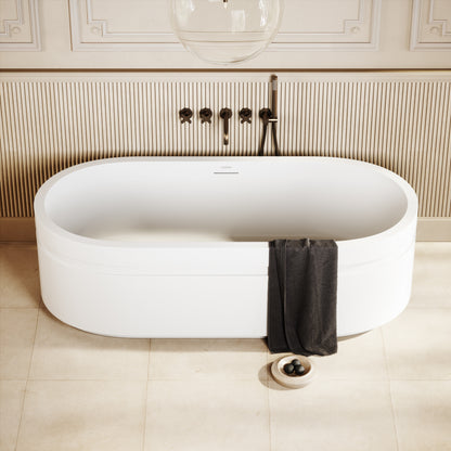 Vaso Freestanding Stone Bath 1780mm