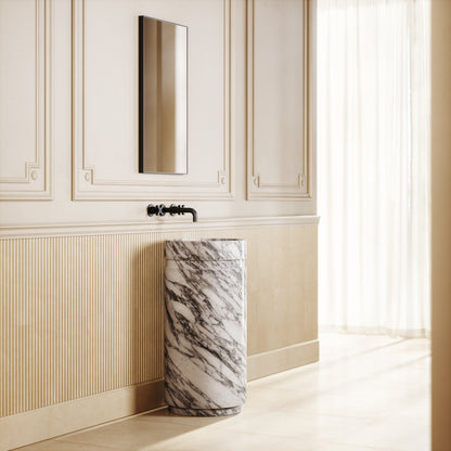 Vaso Arabescato Marble Freestanding Basin 400mm