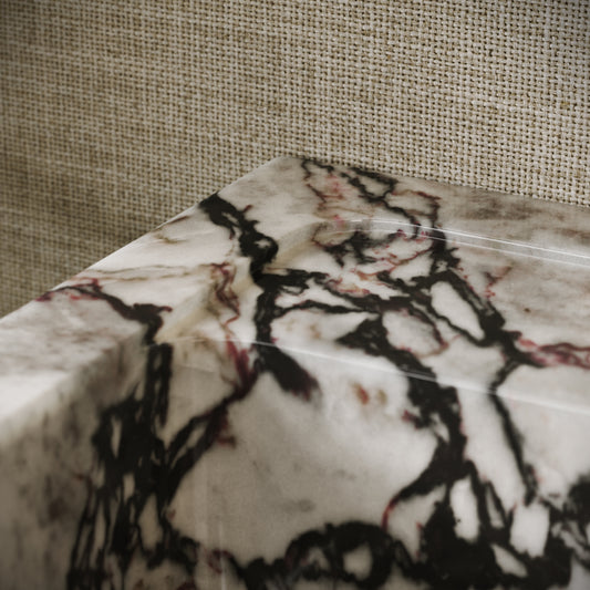 Via Calacatta Viola Marble Wall Hung Basin 400mm V2