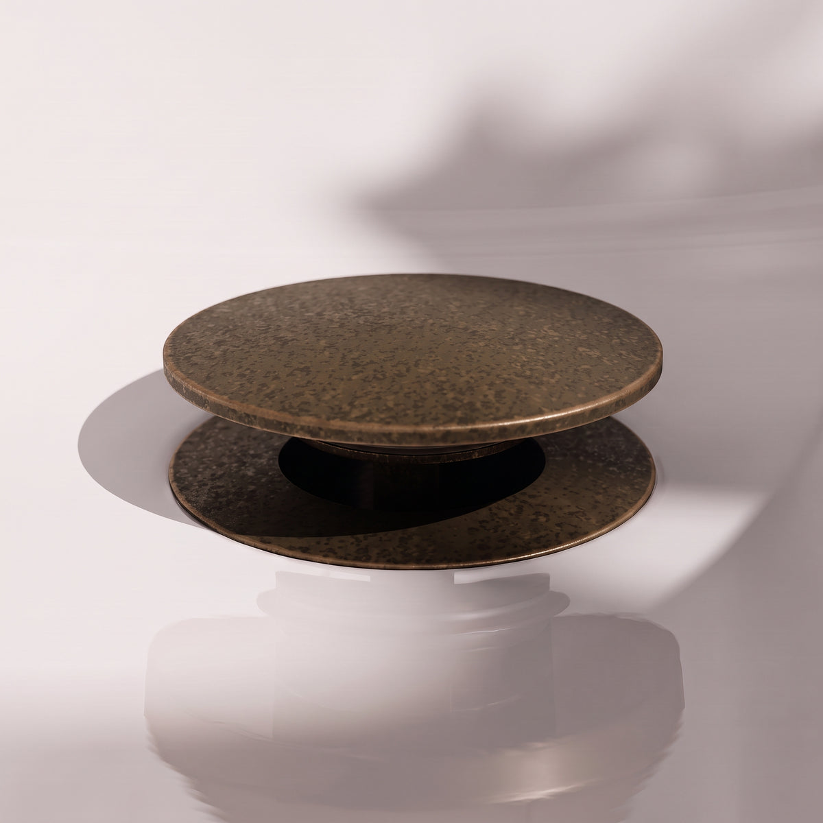 Luxe Aged Bronze Slotted Click Clack Basin Waste