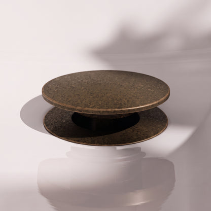 Luxe Aged Bronze Slotted Click Clack Basin Waste