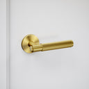 Luxe Knurled Brushed Gold Internal Door Handles