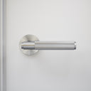 Dali Fluted Brushed Stainless Internal Door Handles
